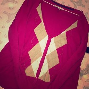 Old Navy Argyle Sweater